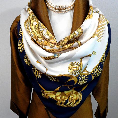 designer scarf hermes|Hermes scarves vintage design images.